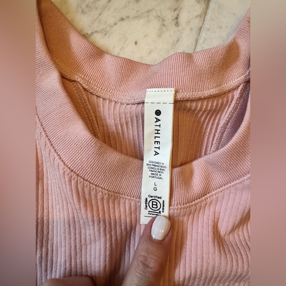 Athleta Pink Women's Sweater - Picture 2 of 5